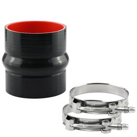 Ucreative 606825175499 Reinforced Silicone Straight Hump Coupler High 3.5 Inch 89mm Black