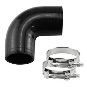 U-zkg90 Ucreative 90 Degree Elbow Id 2.5 Inch 63mm 4-ply High Black