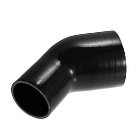 A23062000ux0272 X Autohaux 45 Degree 3.0 Inch To 4.0 Id 4ply Car Elbow 3 -4 Black