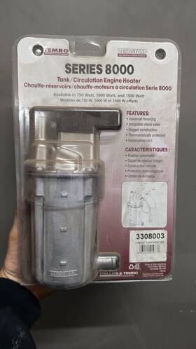 3308003 Zerostart Tank/circulation Engine Heater -