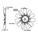 Horton 996762253 HS11 Blade Nylon Fan. Fixed Price $324.79.