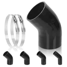 Glarks 45 Degree Elbow Silicone Hose, 4INCH(102MM) Id 8INCH(210MM) Length 4-PLY. Fixed Price $24.99.