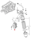 Genuine Audi Ttrs Coupe Roadster RS3 Sportback Lim. Oil Cooler 07K117021D. Fixed Price $294.24.