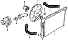 Genuine Ford Water Pump Assembly F4PZ-8501-A. Fixed Price $35.50.