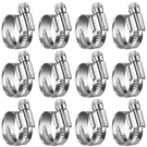 Steelsoft Non-slip Worm Gear Hose CLAMPS#8, 5/8" To #8(5/8 1), Metallic. Fixed Price $13.35.