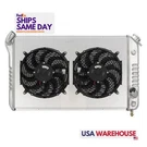 Cold Case Radiators CHV716AK, Kit Fits 73-76 Corvette W/ Dual 12IN Fan. Fixed Price $838.31.