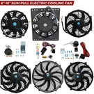 Universal 7" 10" 12" 14" 16" Inch Electric Slim Fan 12V Radiator Cooling. Fixed Price $18.99.