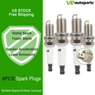 4X Iridium & Platinum Spark Plugs For 2009-2010 Mitsubishi Lancer L4 2.4L. Fixed Price $17.09.