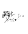 Genuine Mopar Engine Oil Cooler Fitting 5037521AA. Fixed Price $49.15.
