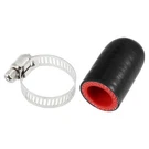 Autohaux Pcs 30MM Length 16MM/0.63"ID Black Red Car Silicone Rubber Hose End. Fixed Price $19.84.