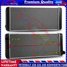Row Radiator Fits Peterbilt 330 335 340 2004-2007 Kenworth T300 2003-2007. Fixed Price $309.00.