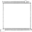 Bestfit Plastic Aluminum Radiator For International 5500I, 5600I & 5900I Sba. Fixed Price $324.99.