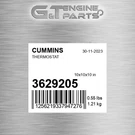 3629205 Thermostat Fits Cummins (surplus Open Box). Fixed Price $273.86.