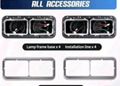 Headlight Housing & Bezel Chromefor Kenworth T800 T400 T600 W900 K100. Fixed Price $98.99.