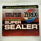 Zerex Radiator Super Sealer Stop Cooling System Leaks 14.5 Fl. Oz. Valvoline New. Fixed Price $19.00.