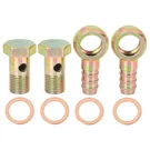 Autohaux 2 Sets Banjo Hose Barb Bolt Fittings 16MM, Bronze Tone. Fixed Price $18.04.