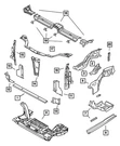 Genuine Mopar Radiator Closure Panel Left 4783351AE. Fixed Price $56.07.