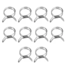 Uxcell Double Wire Spring Hose Clamp, 10PCS 304 Stainless Steel 13MM, Silver. Fixed Price $11.76.