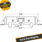Firestone 9277 Black Air Tank. Fixed Price $232.53.