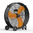 30 Inch High Speed Heavy Duty Metal Industrial Drum Fan 14000 Cfm Orange Blades. Fixed Price $173.99.