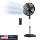 Lasko Whisperforce 18" Quiet Dc Pedestal Fan With Remote Control (S18708). Fixed Price $85.65.