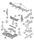 Genuine Mopar Radiator Closure Panel Brace 4724905AA. Fixed Price $9.66.