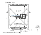 2016-2017 Mack Ch Granite Volvo Vhd Plastic Aluminum Radiator With Frame. Fixed Price $1129.65.