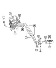 Genuine Mopar Oil Cooler Bracket 68046549AA. Fixed Price $9.76.