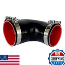 3.5" To 4" (89-102MM) 90 Silicone Reducer Elbow Hose + Stainless Steel Clamp. Fixed Price $46.96.