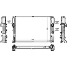 RAD2907 New Replacement Radiator Fits 2006 Mercedes CLS55. Fixed Price $228.00.
