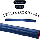 5515-250X36 Radiator Coolant Hose Federal Silicone 2.50" Id 3-PLY 36" Blue. Fixed Price $97.54.