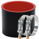 Straight Id 4" Silicone Hose Coupler, Reinforced 4-LAYER Wall 5MM With 2PCS T.... Fixed Price $18.37.