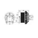 Horton 79A9809-2 Air Operated Fan Clutch Drive Master Advantage. Fixed Price $2249.14.