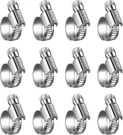Heavy Duty Hose Clamp SIZE#4, 3/8 To 5/8 Inch Adjustable Worm Gear Drive. Fixed Price $20.49.