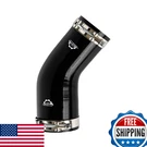 3"-3.5" (76-89MM) 45 Degree Elbow Silicone Reducer Hose W/ Stainless Steel Clamp. Fixed Price $58.30.
