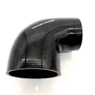 90 Degree Id Inch To 3.5 4PLY Reducer Silicone Hose Black (76-89MM). Fixed Price $48.55.