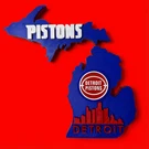 Detroit Pistons Michigan Wall Decor Nba Fan 3D Sign Man Cave. Fixed Price $27.99.