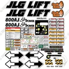 Fits Jlg 800AJ Decal Kit Boom Lift Sky Power Sticker Set - 7 Year 3M Vinyl!. Fixed Price $279.95.