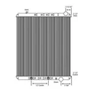 Freightliner HDC010801 2006 2010 Cascadia Copper/ Brass Radiator (w. Fixed Price $791.92.