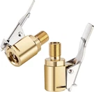 2-PACK Brass Tire Air Chuck, Locking Quick Connect Inflator Hose Adapter, No Lea. Fixed Price $9.49.