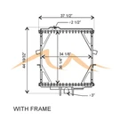 Fits 2002 2003 2004 2005 Peterbilt 387 Series Heavy Duty Radiator. Fixed Price $933.55.