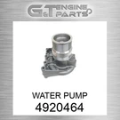4920464 Water Pump Fits Cummins (new Aftermarket). Fixed Price $456.02.