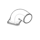 Fits Freightliner 01-23933-000 Engine Air Intake Deceleration Elbow. Fixed Price $193.80.