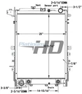 For Hino 338 Radiator , Fl. Fixed Price $965.43.