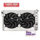Cold Case Radiators CHV719AK, Kit Fits 84-90 Corvette W/ Dual 12IN Fan. Fixed Price $963.08.