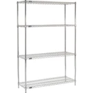 Nexel Esd Tier Wire Shelving Starter Unit 42"W 24"D 54"H. Fixed Price $250.68.