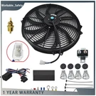 16" Inch Universal Slim Fan Push Pull Electric Radiator Cooling 12V Mount Kit. Fixed Price $37.87.