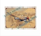 World War Ii Airplane Aircraft Metal Tin Reproduction Signs Collectible. Fixed Price $19.49.