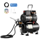Uimoso Airbrush Kit Dual Fan Tank Compressor System With 3.5L. Fixed Price $99.99.
