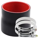3-1/2 To 3-3/4INCHES Straight Black Silicone Reducer Coupler With ID3.5"-3.75". Fixed Price $27.99.